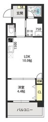 新深江駅 徒歩6分 6階の物件間取画像